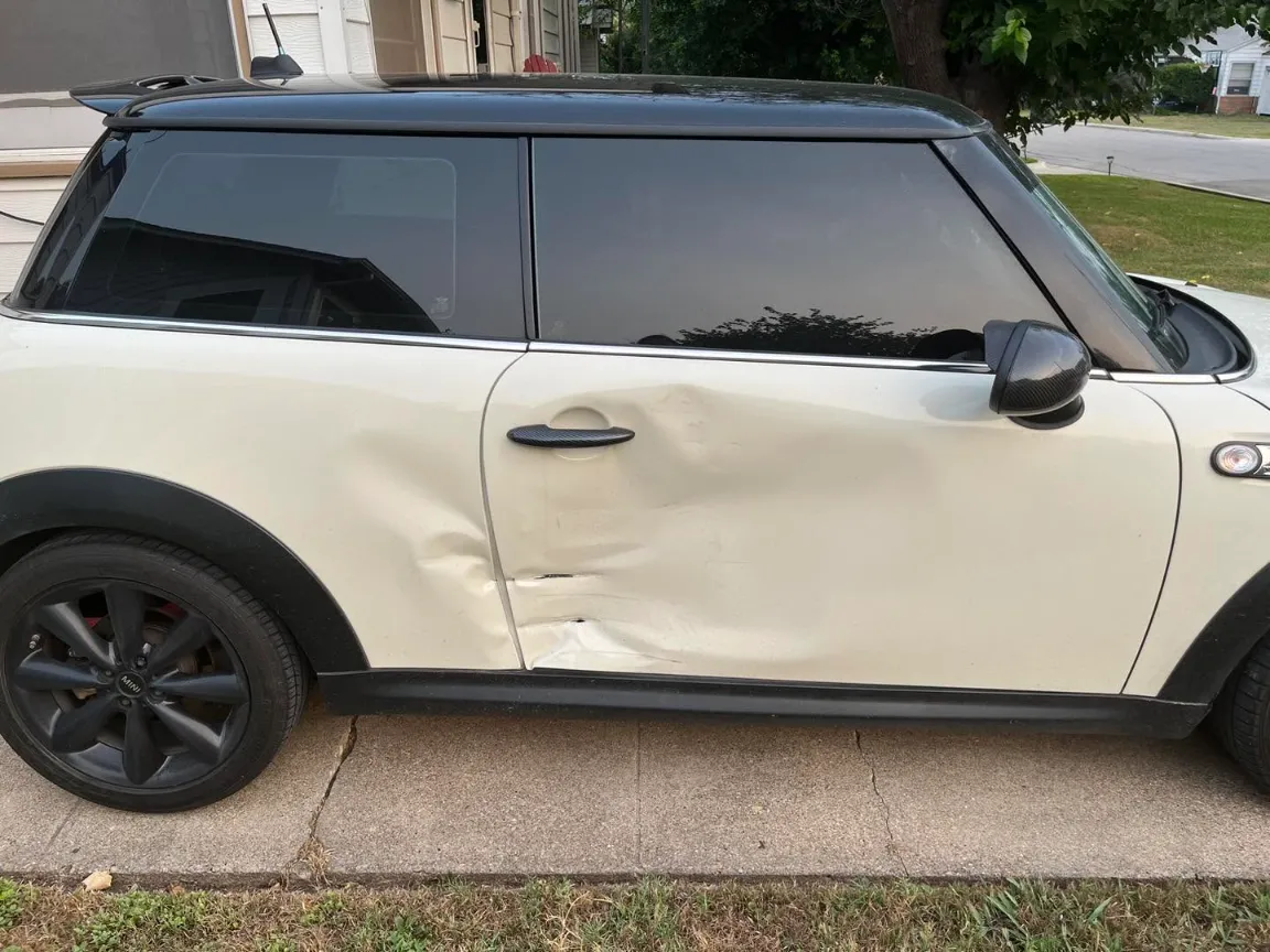 Before Collision Damage Repair